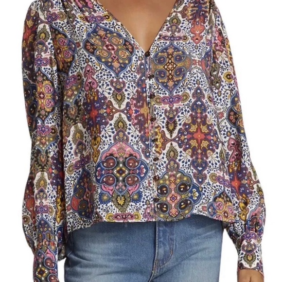 Veronica Beard Dresses & Skirts - Veronica Beard Colorful Paisley Blouse
